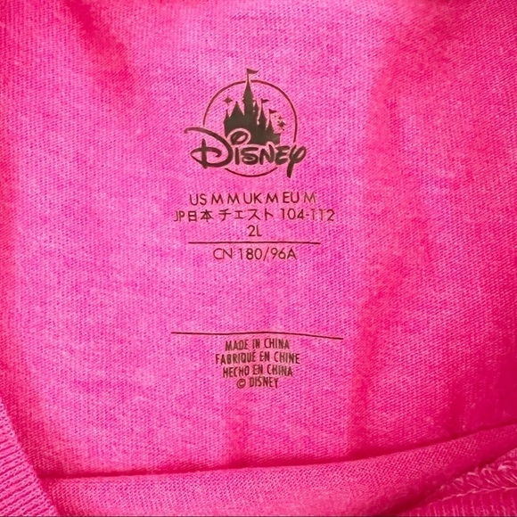 Disneyland Resort T-Shirt Long Sleeve Logo Pink Size Medium - Picture 7 of 8